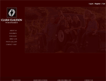 Tablet Screenshot of clarkclaudon.com